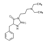 CAS#: 86503-21-1， 5-Benzyl-3-[3-(diethylamino)propyl]-2-thioxo-4-imidazolidinone