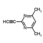 CAS#: 86520-99-2， 2-Ethynyl-4,6-dimethylpyrimidine