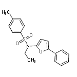 CAS#: 865486-73-3， N-Ethyl-4-methyl-N-(5-phenyl-2-furyl)benzenesulfonamide