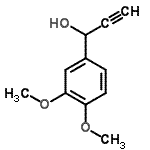 CAS#: 86577-96-0， 1-(3,4-Dimethoxyphenyl)-2-propyn-1-ol