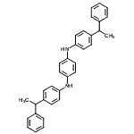 CAS#: 86579-43-3， N,N'-Bis[4-(1-phenylethyl)phenyl]-1,4-benzenediamine