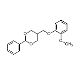 CAS#: 86586-00-7， 5-[(2-Methoxyphenoxy)methyl]-2-phenyl-1,3-dioxane