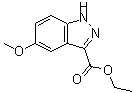 CAS#: 865887-16-7， Ethyl 5-methoxy-1H-indazole-3-carboxylate