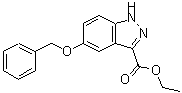 CAS#: 865887-17-8， ethyl 5-benzyloxy-1H-indazole-3-carboxylate