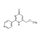 CAS#: 866145-30-4， 6-(Methoxymethyl)-2-(4-pyridinyl)-4(1H)-pyrimidinone