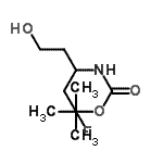 structure of CAS# 86617-89-2, 2-Methyl-2-propanyl (1-fluoro-4-hydroxy-2-butanyl)carbamate;tert-butyl (1-fluoro-4-hydroxybutan-2-yl)carbamate