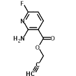 CAS#: 86724-91-6， 2-Propyn-1-yl 2-amino-6-fluoronicotinate