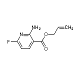 CAS 登录号：86724-92-7， 烯丙基2-氨基-6-氟烟酸酯