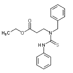 CAS#: 86727-07-3, Ethyl N-benzyl-N-(phenylcarbamothioyl)-beta-alaninate