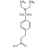 CAS#: 867329-87-1， 3-[4-(Diethylsulfamoyl)phenyl]propanoic acid
