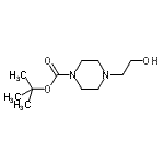 CAS#: 867359-85-1， 2-Methyl-2-propanyl 4-(2-hydroxyethyl)-1-piperazinecarboxylate