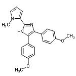 CAS#: 86739-92-6， 4,5-Bis(4-methoxyphenyl)-2-(1-methyl-1H-pyrrol-2-yl)-1H-imidazole