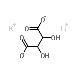 CAS#: 868-15-5， Lithium potassium 2,3-dihydroxysuccinate (1:1:1)