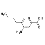 CAS#: 86873-66-7， 4-Amino-5-butyl-2-pyridinecarboxylic acid