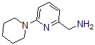structure of CAS# 868755-51-5, 6-(1-Piperidinyl)-2-Pyridinemethanamine;1-(6-Piperidin-1-Ylpyridin-2-Yl)Methylamine 97%;2-(Aminomethyl)-6-(Piperidin-1-Yl)Pyridine 97%;1-(6-PIPERIDIN-1-YLPYRIDIN-2-YL)METHYLAMINE 97
