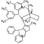 CAS#: 868851-48-3， (4-{(1R,4S)-3-[Bis(3,5-dimethylphenyl)phosphino]-1,7,7-trimethylbicyclo[2.2.1]hept-2-en-2-yl}-2,5-dimethyl-3-thienyl)(diphenyl)phosphine