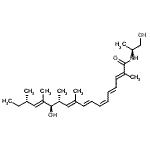 CAS#: 86934-09-0， (2E,4E,6Z,8E,10E,12R,13R,14E,16S)-13-Hydroxy-N-[(2S)-1-hydroxy-2-propanyl]-2,10,12,14,16-pentamethyl-2,4,6,8,10,14-octadecahexaenamide