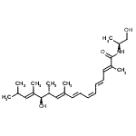 CAS#: 86934-10-3， (2E,4E,6Z,8E,10E,12R,13R,14E)-13-Hydroxy-N-[(2S)-1-hydroxy-2-propanyl]-2,10,12,14,16-pentamethyl-2,4,6,8,10,14-heptadecahexaenamide