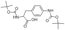 CAS#: 86937-77-1， 2-Tert-Butoxycarbonylamino-3-(4-Tert-Butoxycarbonylamino-Phenyl)-Propionic Acid