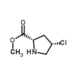 CAS#: 86940-74-1， Methyl (4S)-4-chloro-L-prolinate