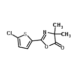 CAS#: 869548-35-6， 2-(5-Chloro-2-thienyl)-4,4-dimethyl-1,3-oxazol-5(4H)-one