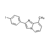 CAS#: 869568-11-6， 2-(4-Iodophenyl)-8-methylimidazo[1,2-a]pyridine