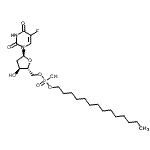 CAS#: 86976-77-4， 2'-Deoxy-5-fluoro-5'-O-[hydroxy(tetradecyloxy)phosphoryl]uridine