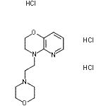 CAS#: 86979-78-4， 4-[2-(4-Morpholinyl)ethyl]-3,4-dihydro-2H-pyrido[3,2-b][1,4]oxazine trihydrochloride