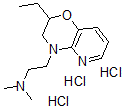CAS#: 86979-88-6， 2-Ethyl-2,3-Dihydro-N,N-Dimethyl-4H-Pyrido[3,2-b]-1,4-Oxazine-4-Ethanamine Hydrochloride (1:3)