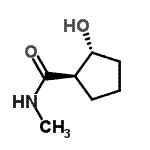 CAS 登录号：86984-36-3， (1R,2R)-2-羟基-N-甲基环戊烷甲酰胺