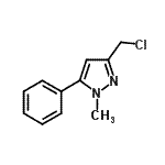 CAS#: 869901-13-3， 3-(Chloromethyl)-1-methyl-5-phenyl-1H-pyrazole