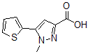 CAS#: 869901-15-5， 1-Methyl-5-(2-Thienyl)-1H-Pyrazole-3-carboxylic Acid