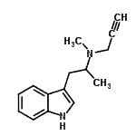 CAS#: 86995-94-0， N-[1-(1H-Indol-3-yl)-2-propanyl]-N-methyl-2-propyn-1-amine