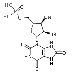 CAS#: 87004-59-9， 3-(5-O-Phosphono-beta-D-ribofuranosyl)-7,9-dihydro-1H-purine-2,6,8(3H)-trione