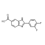 CAS#: 870115-12-1， 2-(3,4-Difluorophenyl)-1H-benzimidazole-6-carboxylic acid