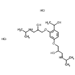 CAS#: 87049-33-0， 3,3'-{[4-(1-Hydroxyethyl)-1,3-phenylene]bis(oxy)}bis[1-(isopropylamino)-2-propanol] dihydrochloride