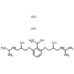 CAS#: 87049-35-2， 3,3'-{[2-(1-Hydroxyethyl)-1,3-phenylene]bis(oxy)}bis[1-(isopropylamino)-2-propanol] dihydrochloride