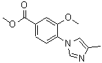CAS#: 870837-21-1， Methyl 3-methoxy-4-(4-methyl-1H-imidazol-1-yl)benzoate