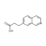 CAS#: 87087-27-2， 3-(7-Isoquinolinyl)propanoic acid
