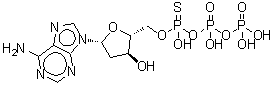 CAS#: 87092-22-6， alpha-Thiodeoxyadenosine triphosphate