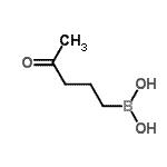 CAS#: 87100-25-2， (4-Oxopentyl)boronic acid