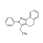 CAS#: 871110-05-3， 3-(Methylsulfanyl)-2-phenyl-4,5-dihydro-2H-benzo[g]indazole