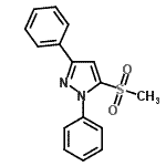 CAS#: 871110-23-5， 5-(Methylsulfonyl)-1,3-diphenyl-1H-pyrazole