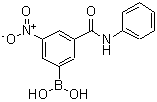 结构式 CAS# 871332-91-1, [3-硝基-5-(苯基氨基甲酰)苯基]硼酸