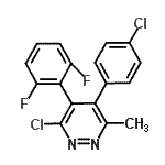 CAS#: 871513-21-2， 3-Chloro-5-(4-chlorophenyl)-4-(2,6-difluorophenyl)-6-methylpyridazine