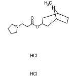 CAS#: 87168-44-3， 8-Methyl-8-azabicyclo[3.2.1]oct-3-yl 3-(1-pyrrolidinyl)propanoate dihydrochloride