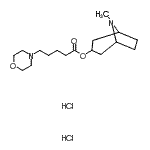 CAS#: 87168-53-4， 8-Methyl-8-azabicyclo[3.2.1]oct-3-yl 5-(4-morpholinyl)pentanoate dihydrochloride