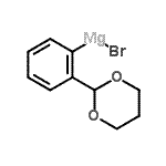 CAS#: 871725-95-0， Bromo[2-(1,3-dioxan-2-yl)phenyl]magnesium