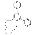 CAS#: 871798-86-6， 3-Phenyl-1-(2-pyridinyl)-5,6,7,8,9,10,11,12,13,14-decahydrocyclododeca[c]pyridine