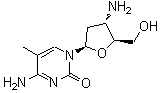CAS#: 87190-81-6， 3'-Amino-2',3'-dideoxy-5-methylcytidine